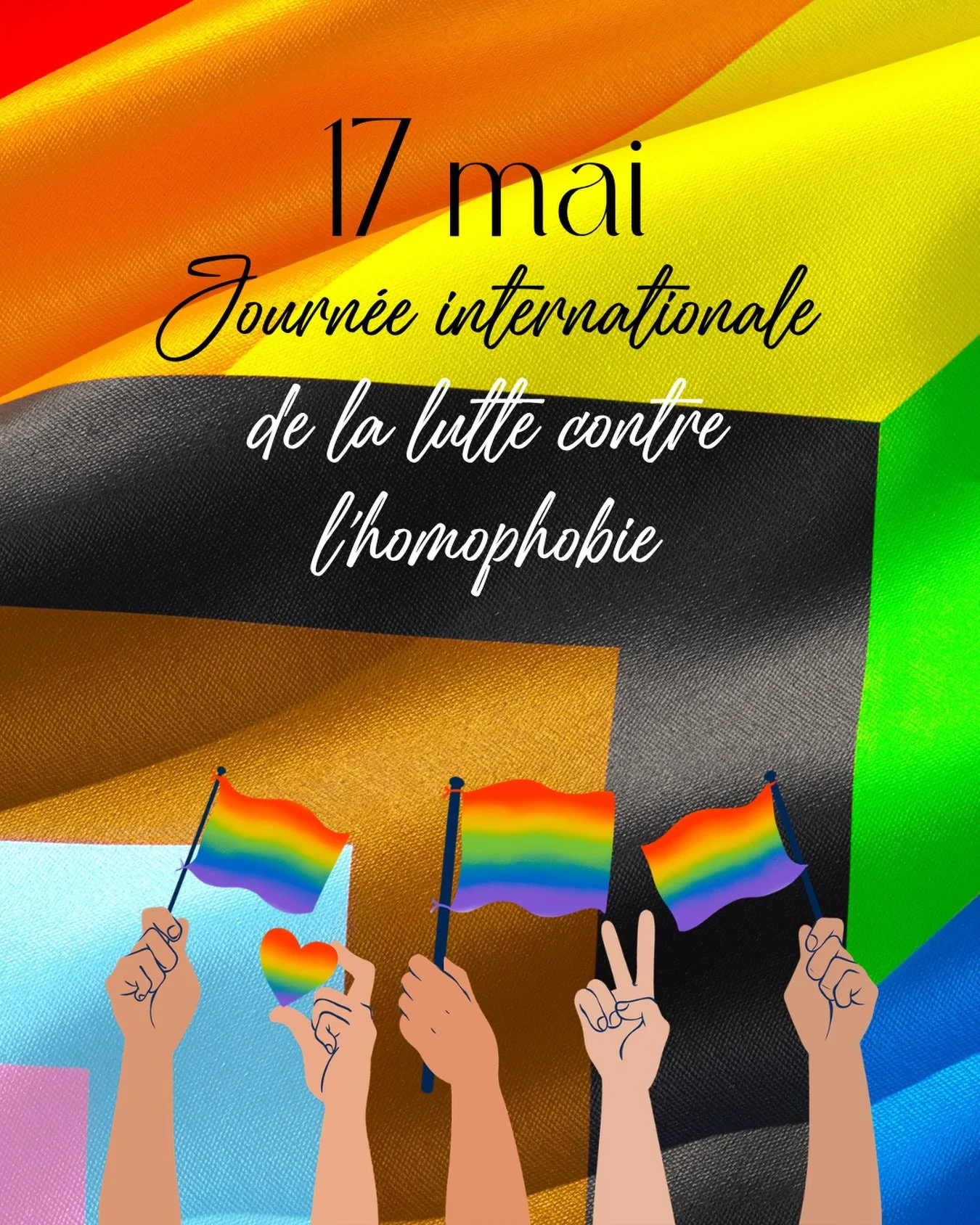 17 mai : Journ&eacute;e internationale de la lutte contre l&rsquo;homophobie.

Le 17 mai 1990 l&rsquo;OMS retire l&rsquo;homosexualit&eacute; de la liste des maladies. En 1990, le monde commence &agrave; se r&eacute;veiller. 1990, c&rsquo;est hier! A