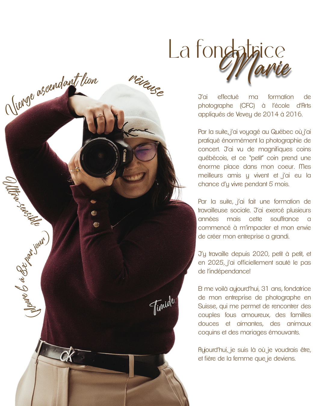 Marie Monod photographe d'émotions, duo de photographes queer en Suisse.