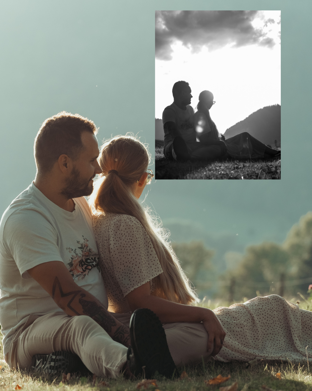 séance photo couple. Séance engagement de futurs mariés 2025.