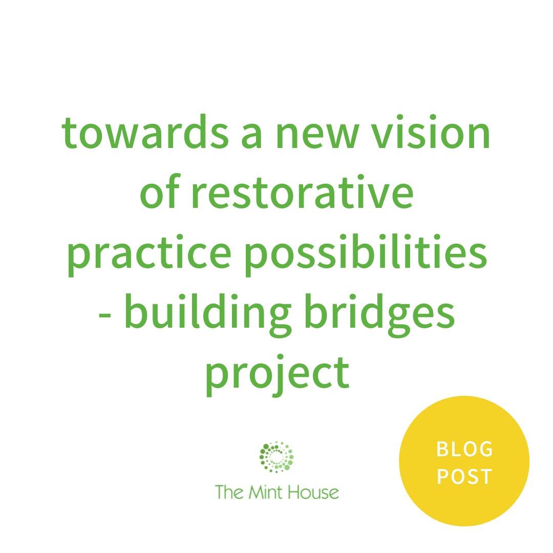 Last week colleagues from around England and Wales came together for two days for a fascinating conversation about how restorative practice can become embedded in communities.

It was good to have involvement from those outside our field, including l