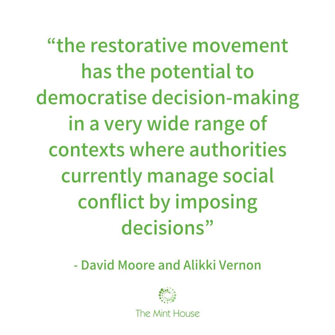 Join us to explore these ideas at our event tomorrow!

🟢 Setting Relations Right in Restorative Practice
🟢 Wednesday 24 April, 12-1pm (BST)
🟢 Online

Booking essential (Pay As You Feel): Link in bio ↖️