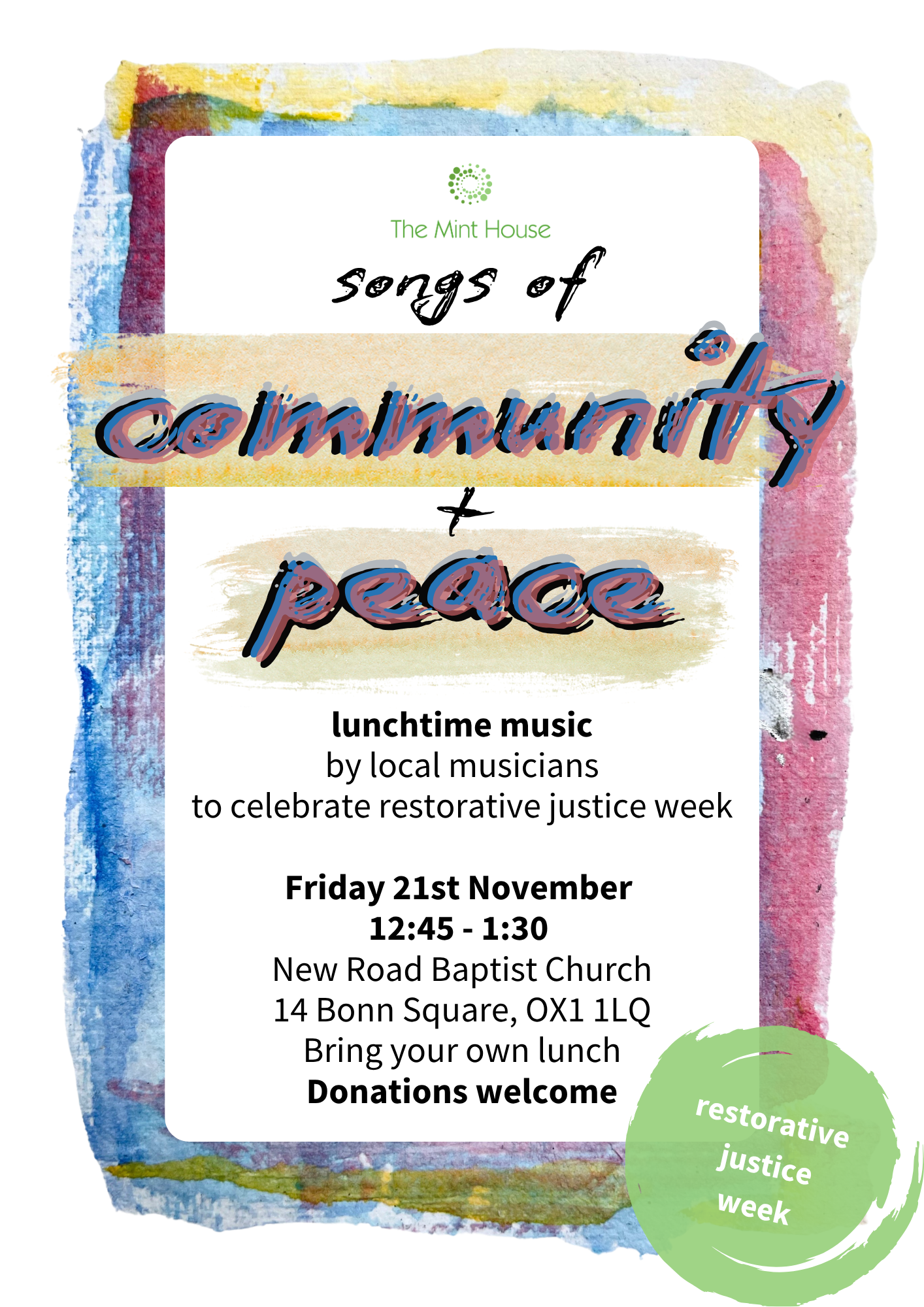 Songs of Community and Peace
