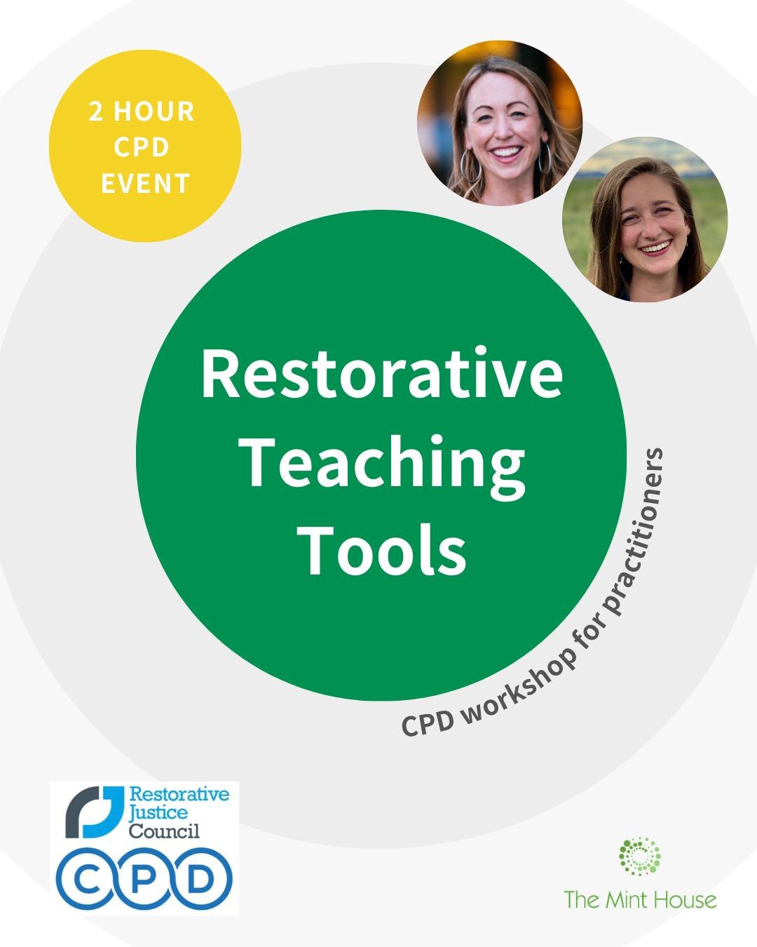 Please join us for an online Restorative Teaching Tools workshop to learn games and activities for teaching restorative justice concepts.

🟢  Restorative Teaching Tools (CPD workshop)
⚪️ Wednesday 29 April 2026
⚪️ 3-5pm (BST / GMT+1)
⚪️ Online

Toge