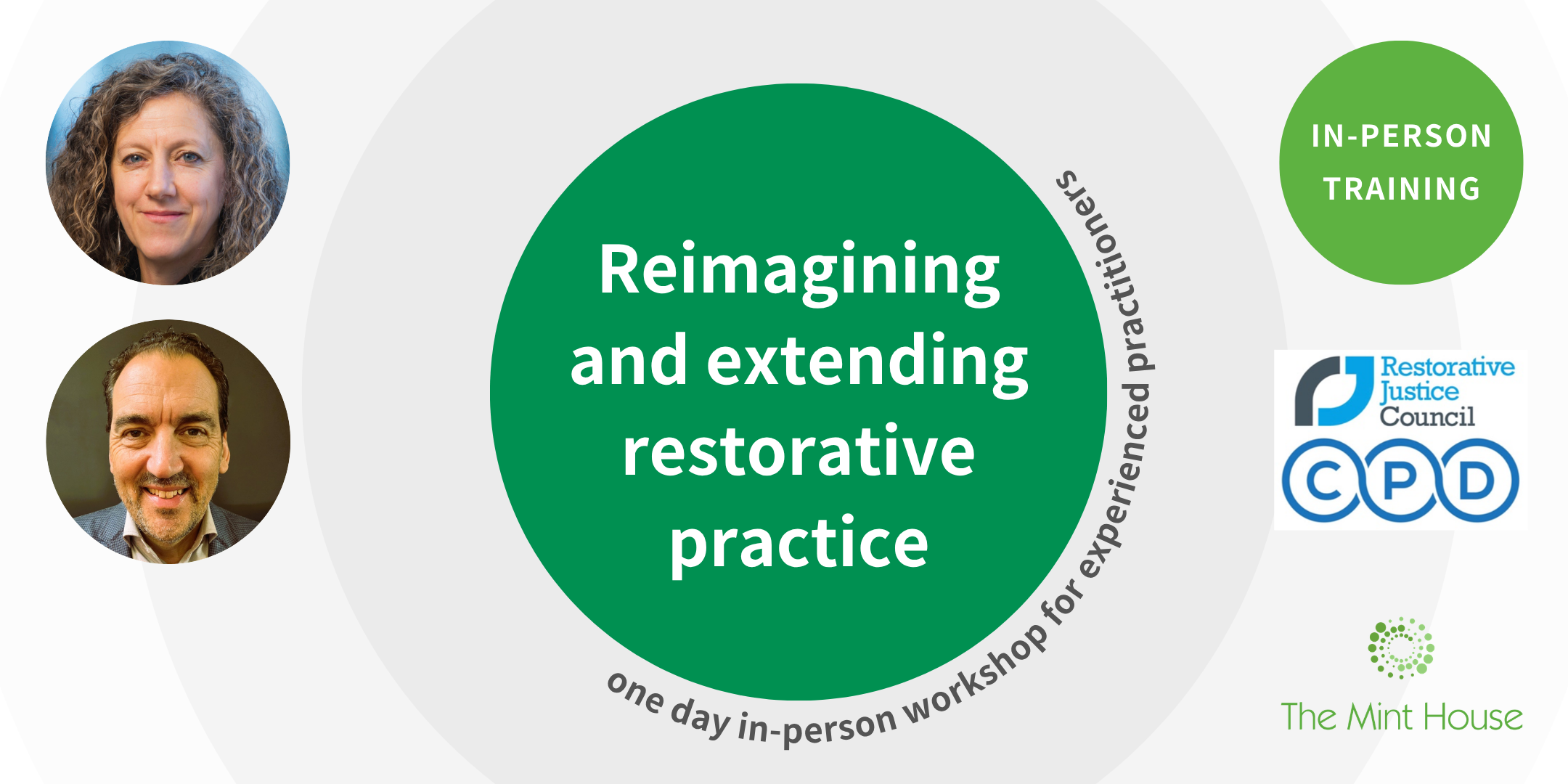 Reimagining and Extending Restorative Practice (for experienced practitioners and managers)