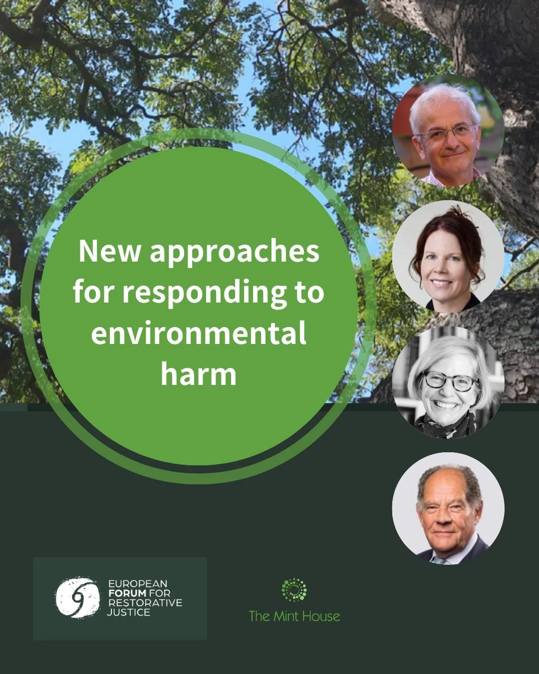 Join us to explore the use of restorative justice to address environmental harm. 🌱

We will be sharing highlights from the recently published Restorative Justice Approaches for Environmental Harm Practice Guide from the @euforumrj and looking at whe