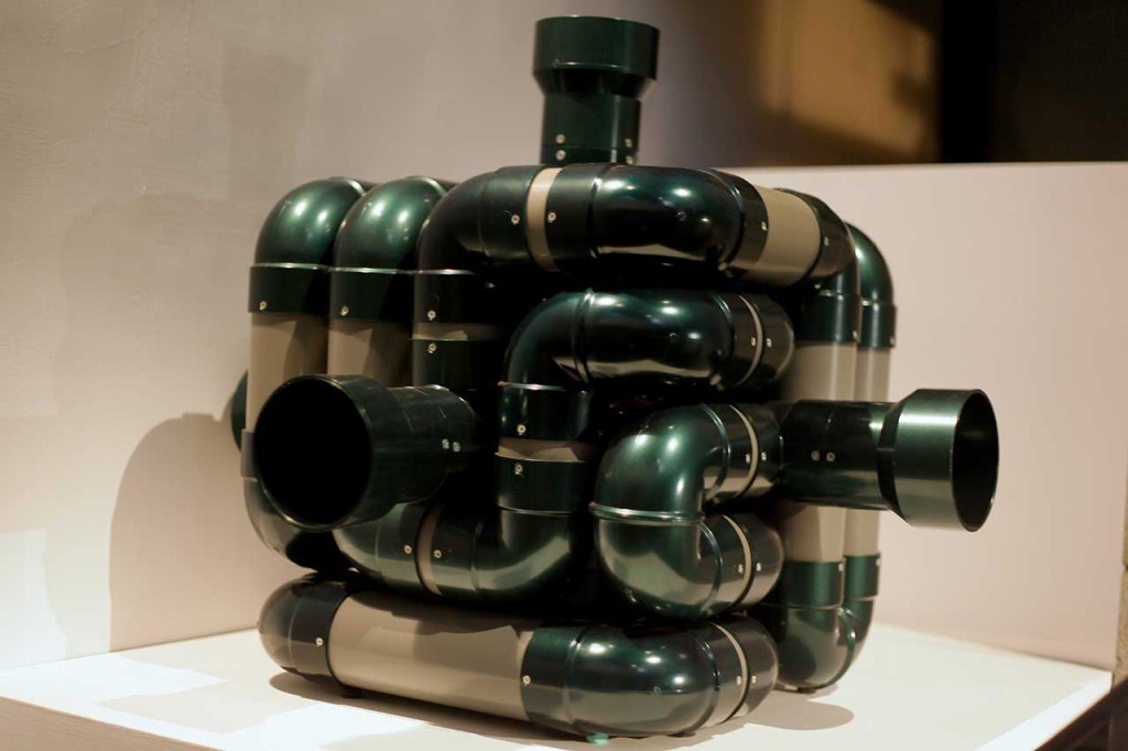 Cai Kun-Lin, The Sound Cube. 8. No. 2012 Hard Plastic Tube, Sound Installations 50x50x50cm