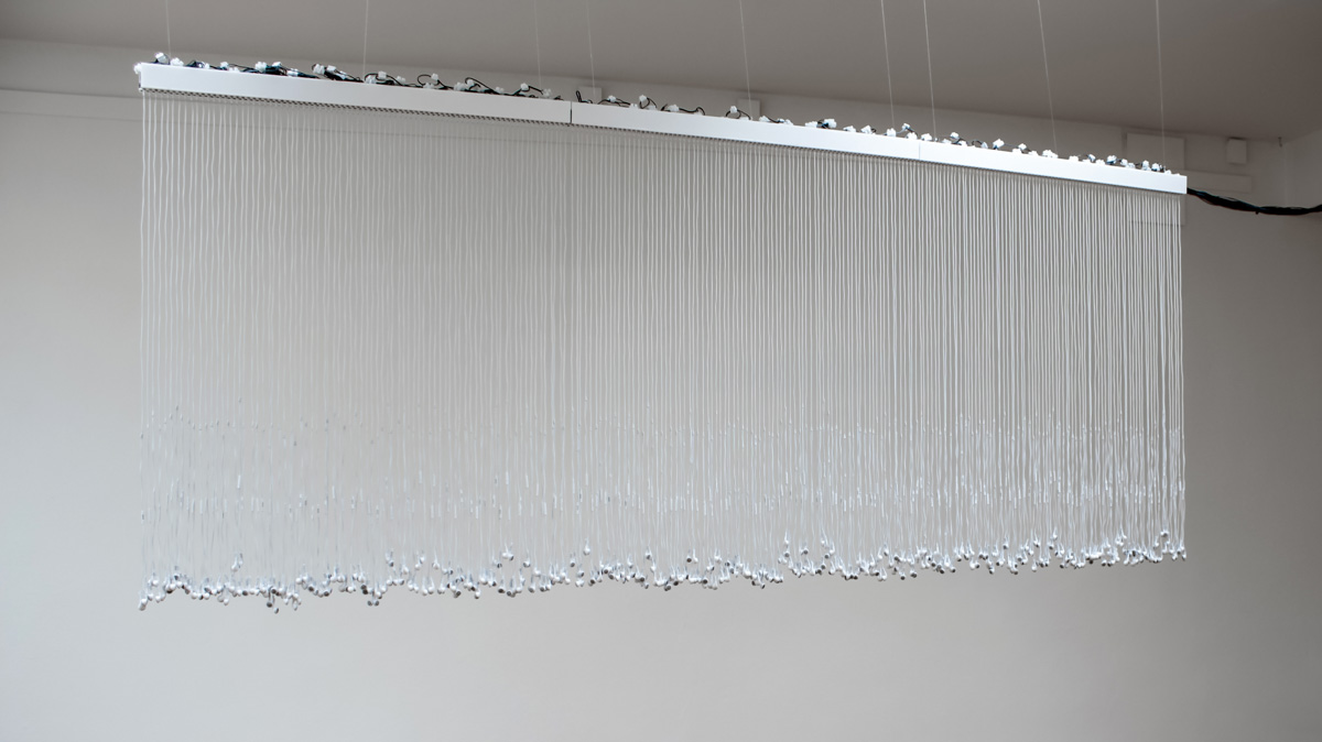 Adam Basanta, Curtain (white), 2016