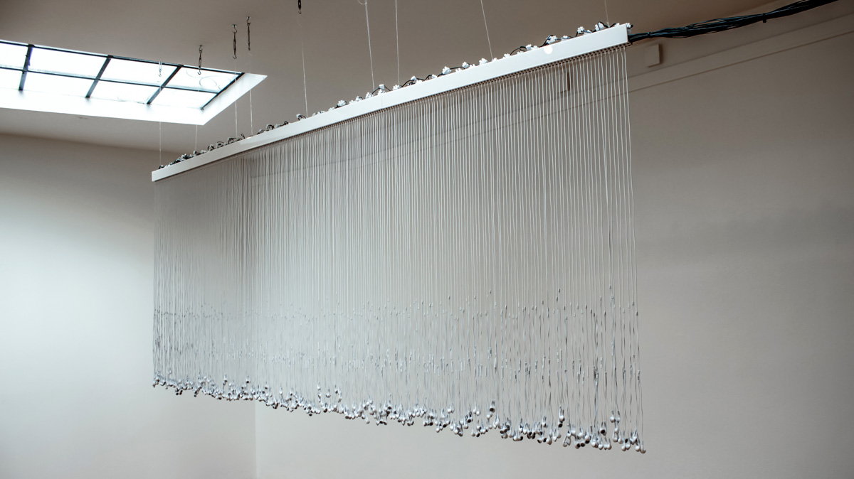 Adam Basanta, Curtain (white), 2016