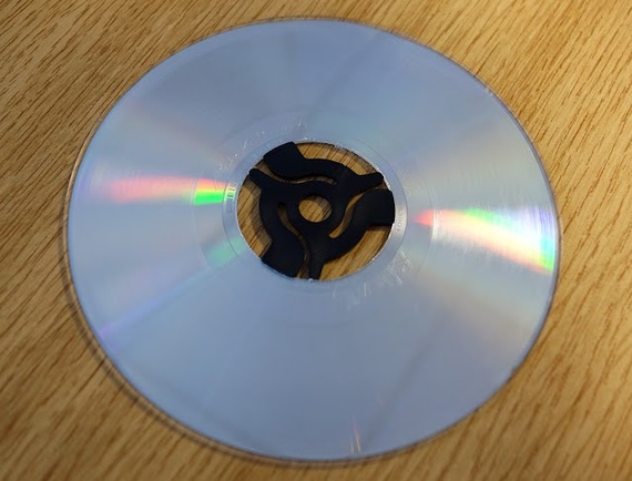 It looks like a CD, but plays like a record.