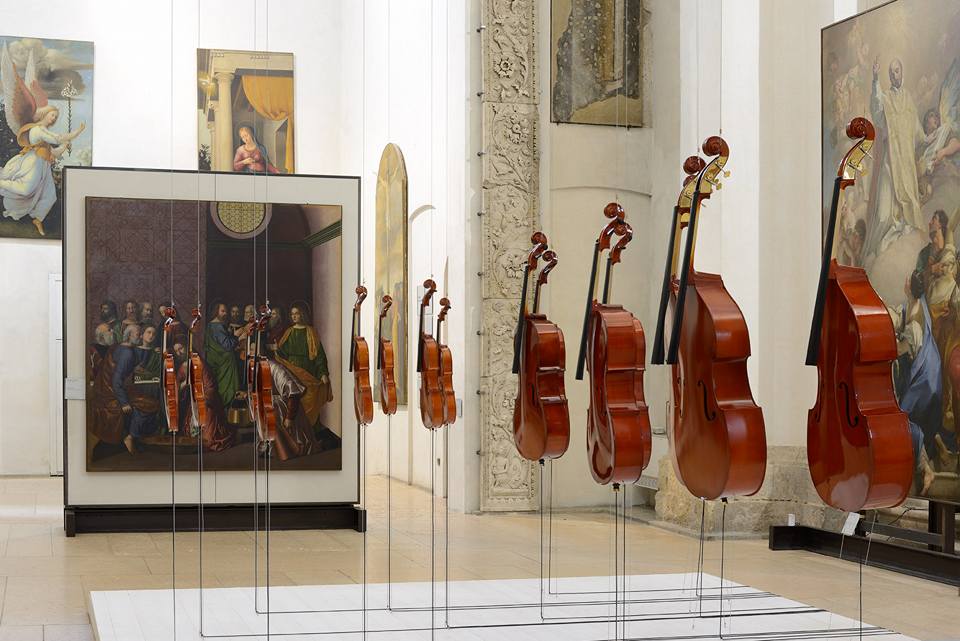 Roberto Pugliese, La Finta Semplice, Church of San Francesco al Corso-Fresco Museum "GB Cavalcaselle, Verona, 2016. Photo by Michael Albert Serra, Courtesy Studio La Città Verona