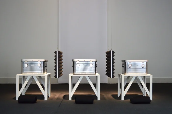 Angela de Weijer, infinity three: earwitness objects, 2014