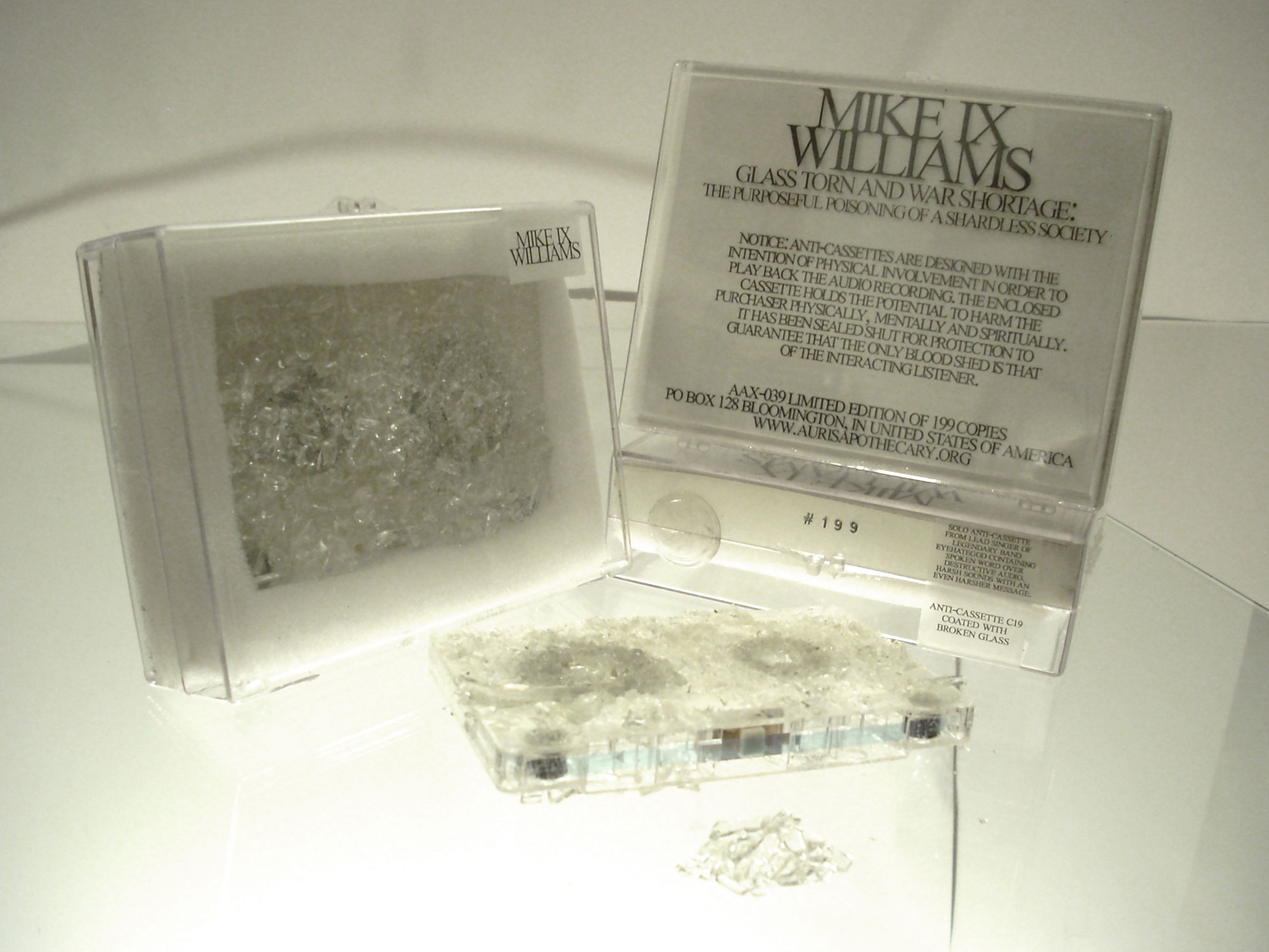 Mike IX Williams, Glass Torn and War Shortage : The Purposeful Poisoning of a Shardless Society, 2011