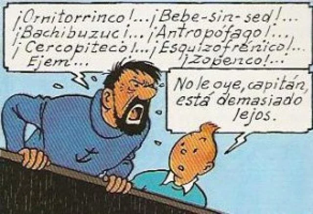 El capitán dándole a alguien los buenos días