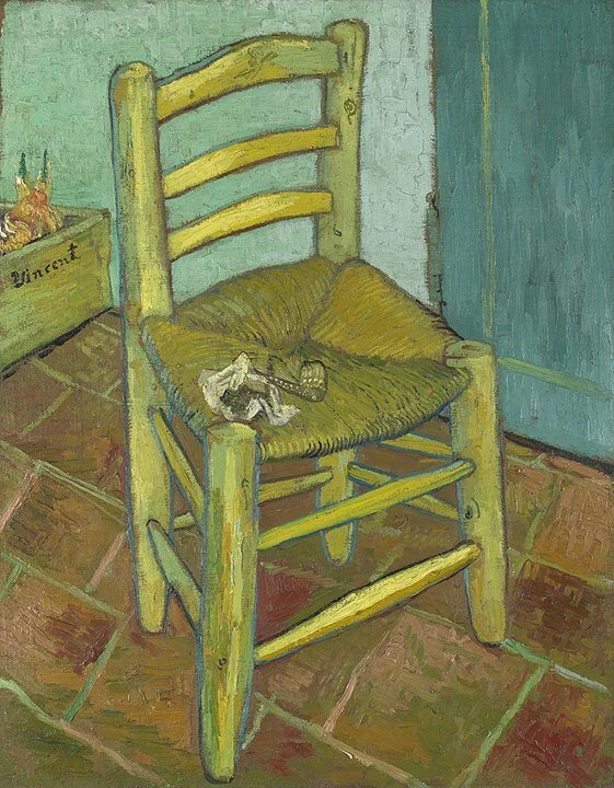 La silla de esperar a que las cosas le vayan bien  By Vincent van Gogh - 1. The Yorck Project (2002) 10.000 Meisterwerke der Malerei (DVD-ROM), distributed by DIRECTMEDIA Publishing GmbH. ISBN: 3936122202.2./3. National Gallery (NG3862), London, Public Domain, https://commons.wikimedia.org/w/index.php?curid=151983