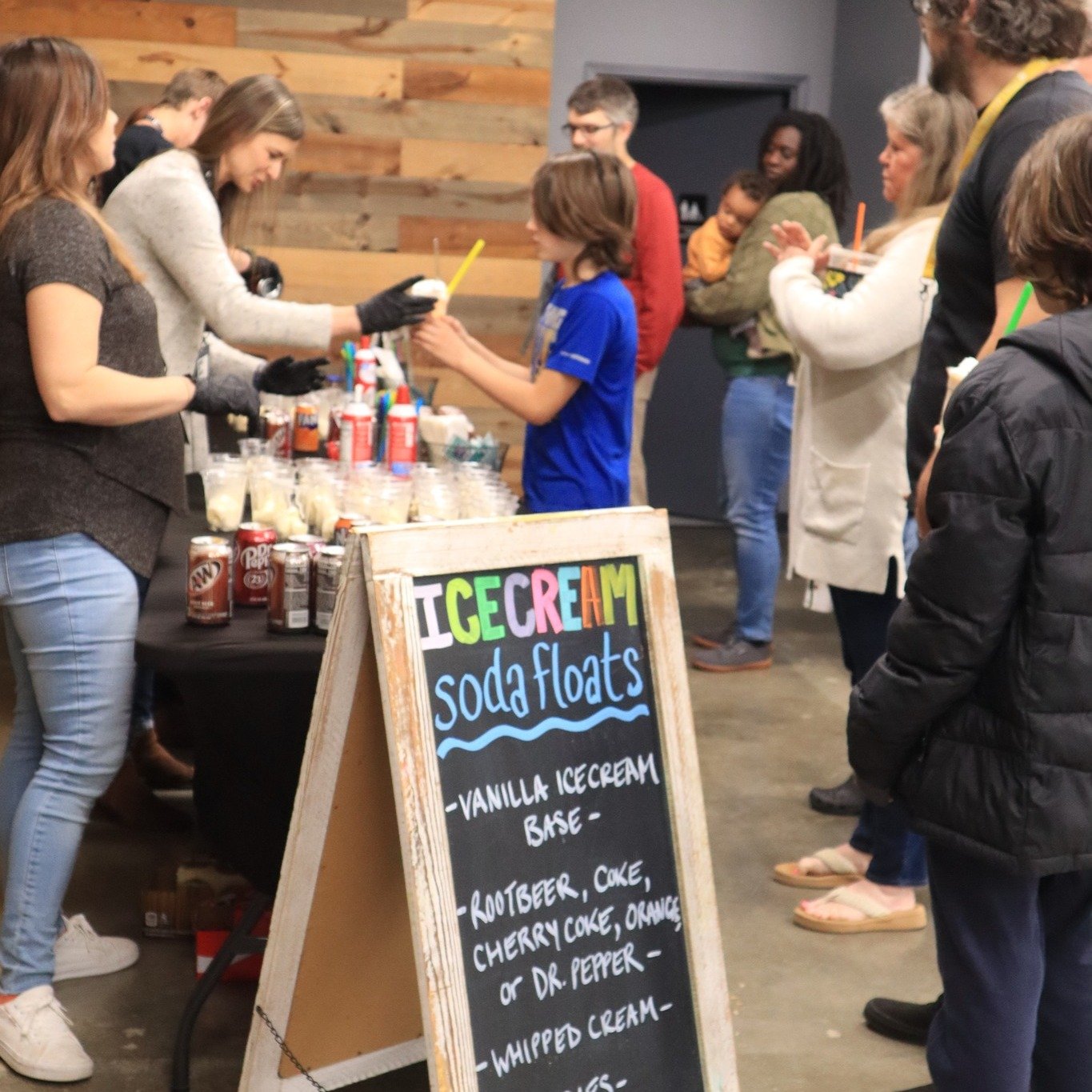 You probably didn&rsquo;t think you needed to start your morning with soda and ice cream, until you tried it. 

We had a blast sharing soda floats with all of you yesterday!

#mycollectivechurch
#forfrederick
#downtownfrederick
#frederickmd