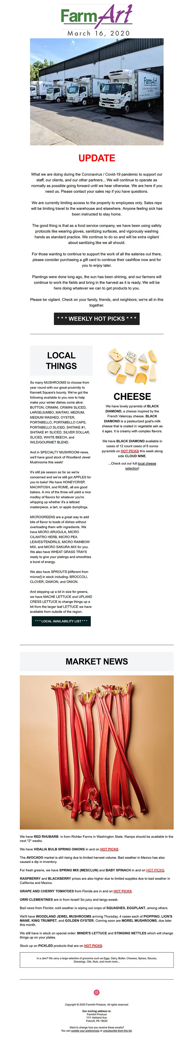 newsletter — FarmArt