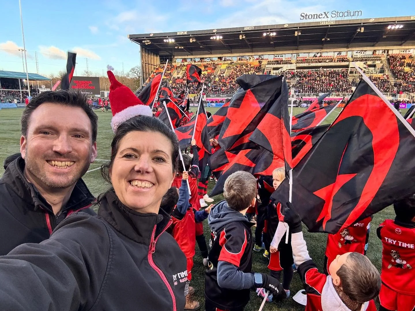 Try Time at Saracens today. INCREDIBLE!!!! So much fun. See you soon Father Christmas!!!