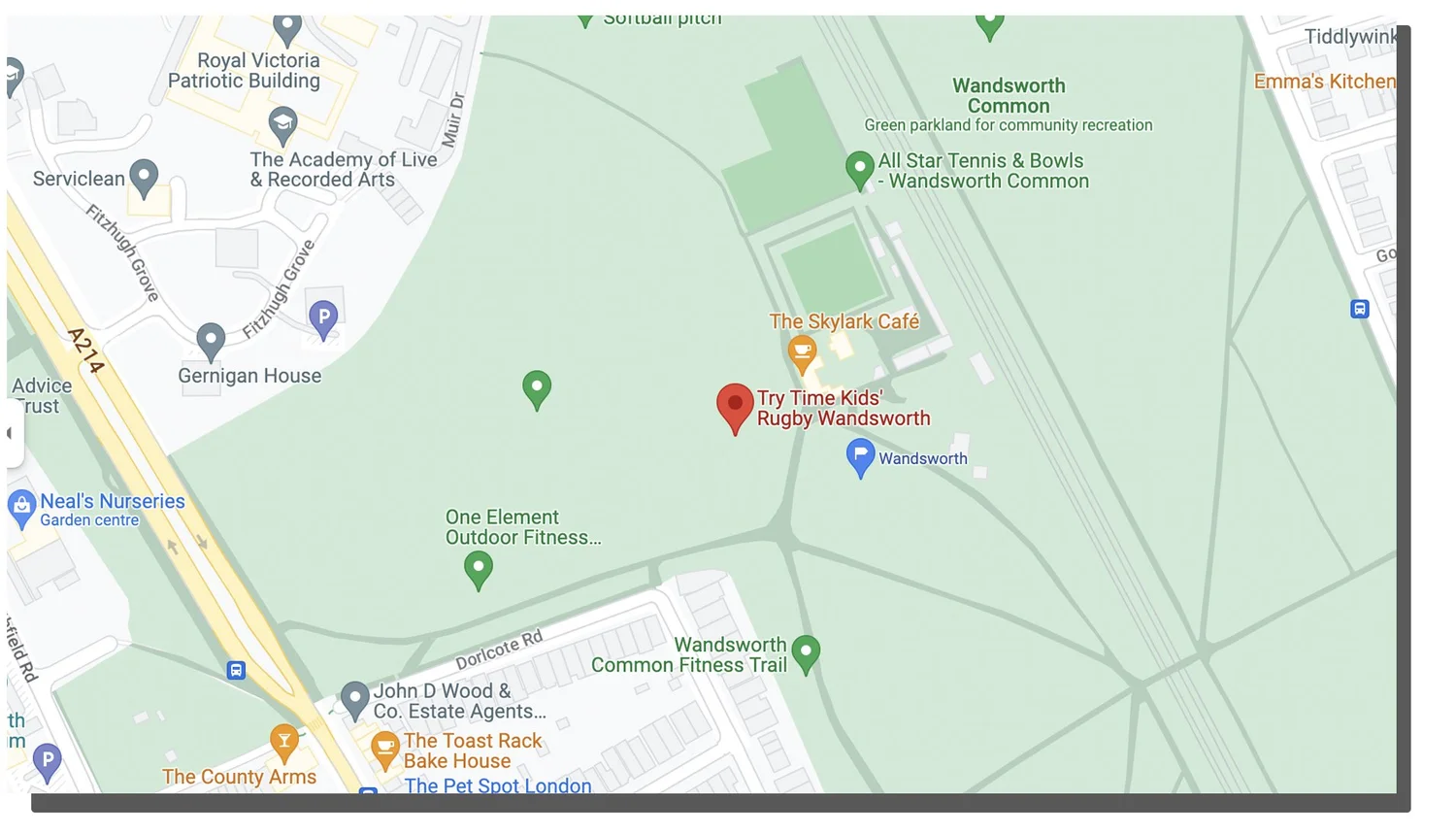 Outdoor fun in Wandsworth Common — TRY TIME KIDS RUGBY