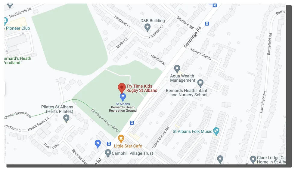 Outdoor fun in Bernards Heath, St Albans — TRY TIME KIDS RUGBY