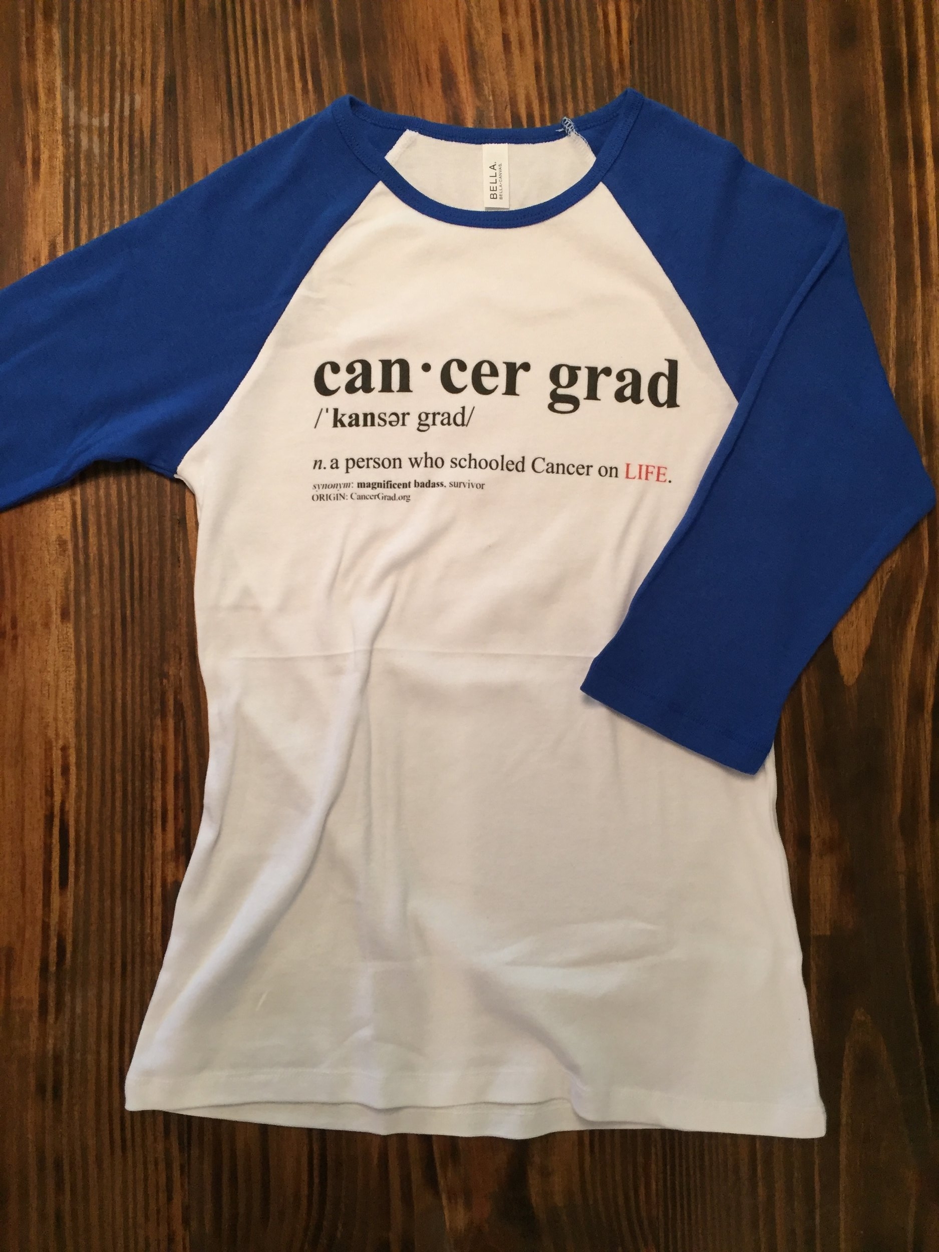 Cancer Grad Definition Baseball T-Shirt