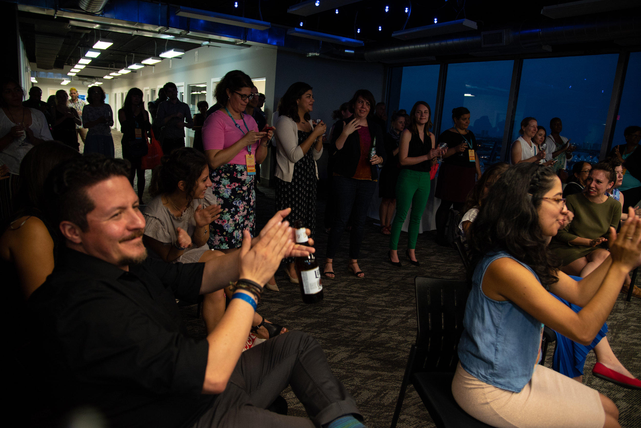 Think.Public.Media. reception at NAHJ 2018 in Miami, Florida. The receptions are a time for networking and learning more about careers in public media.