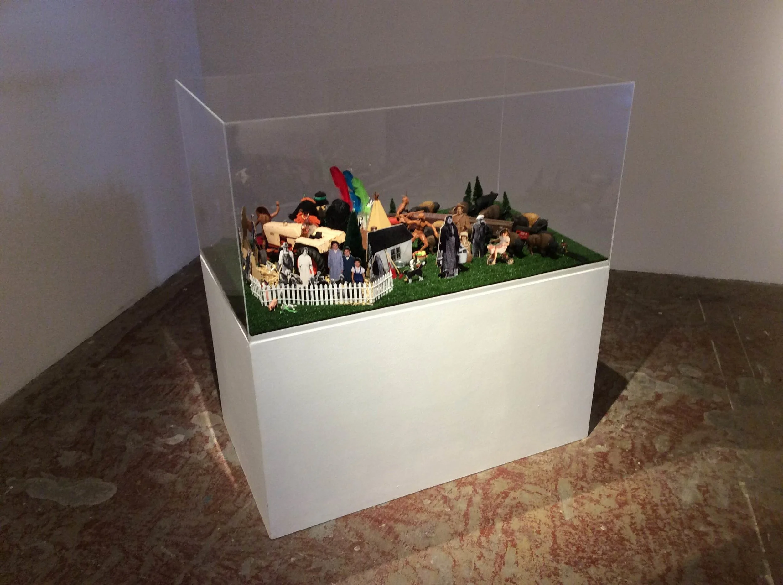 Through That Which is Scene - Diorama Installation 