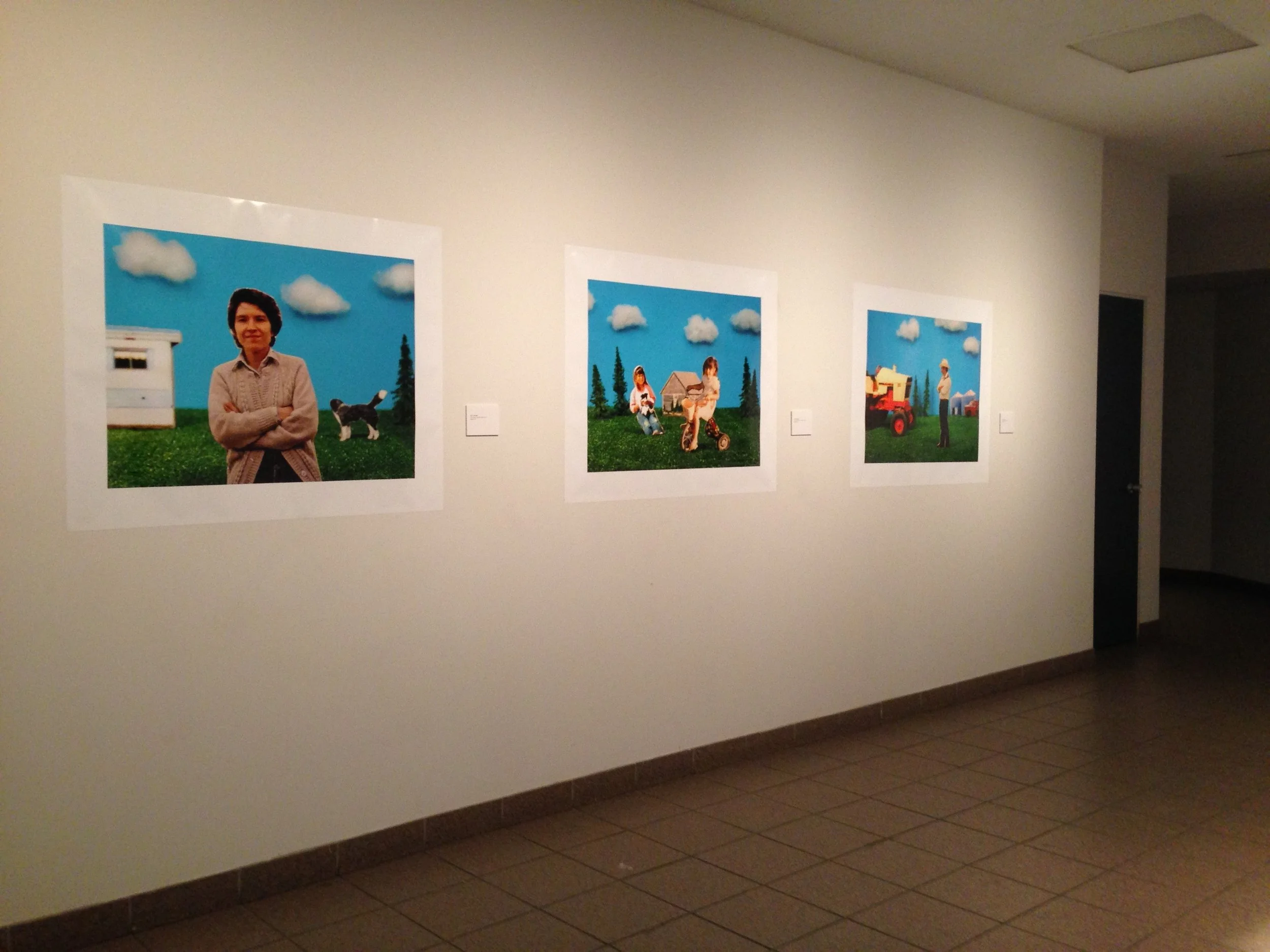 Through That Which is Scene - Print Installation 