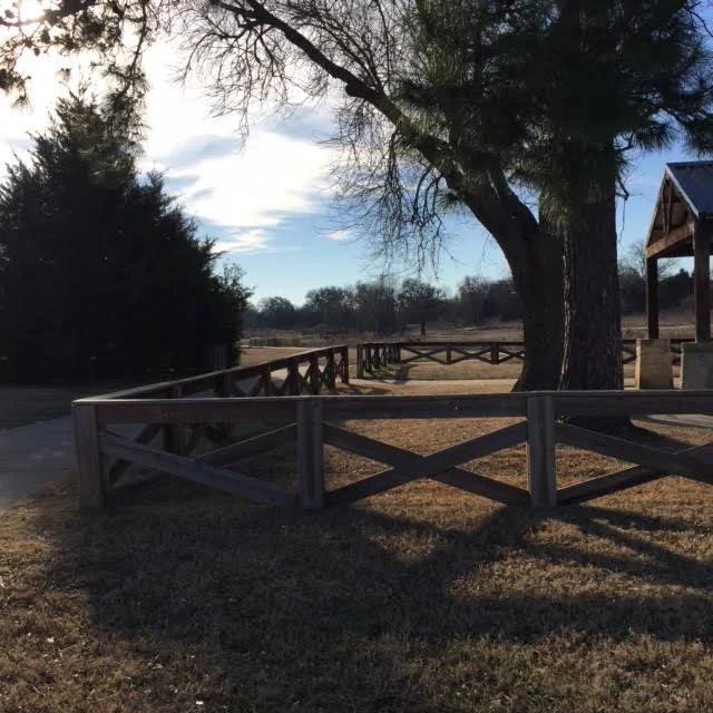 There is a wonderful walking path all the way around the lake. It's so fun! Neighbors walking their dogs, joggers, kids playing. Every now and then you'll find these wonderful little rest stops. I had no idea how cool this was, as I had not seen this part of the lake when we purchased the house!