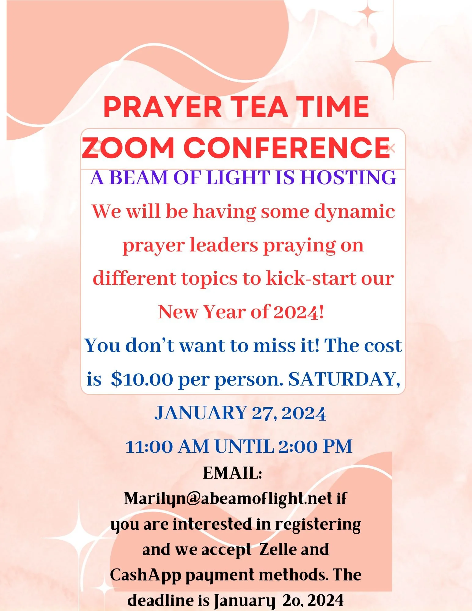 Prayer Tea Time