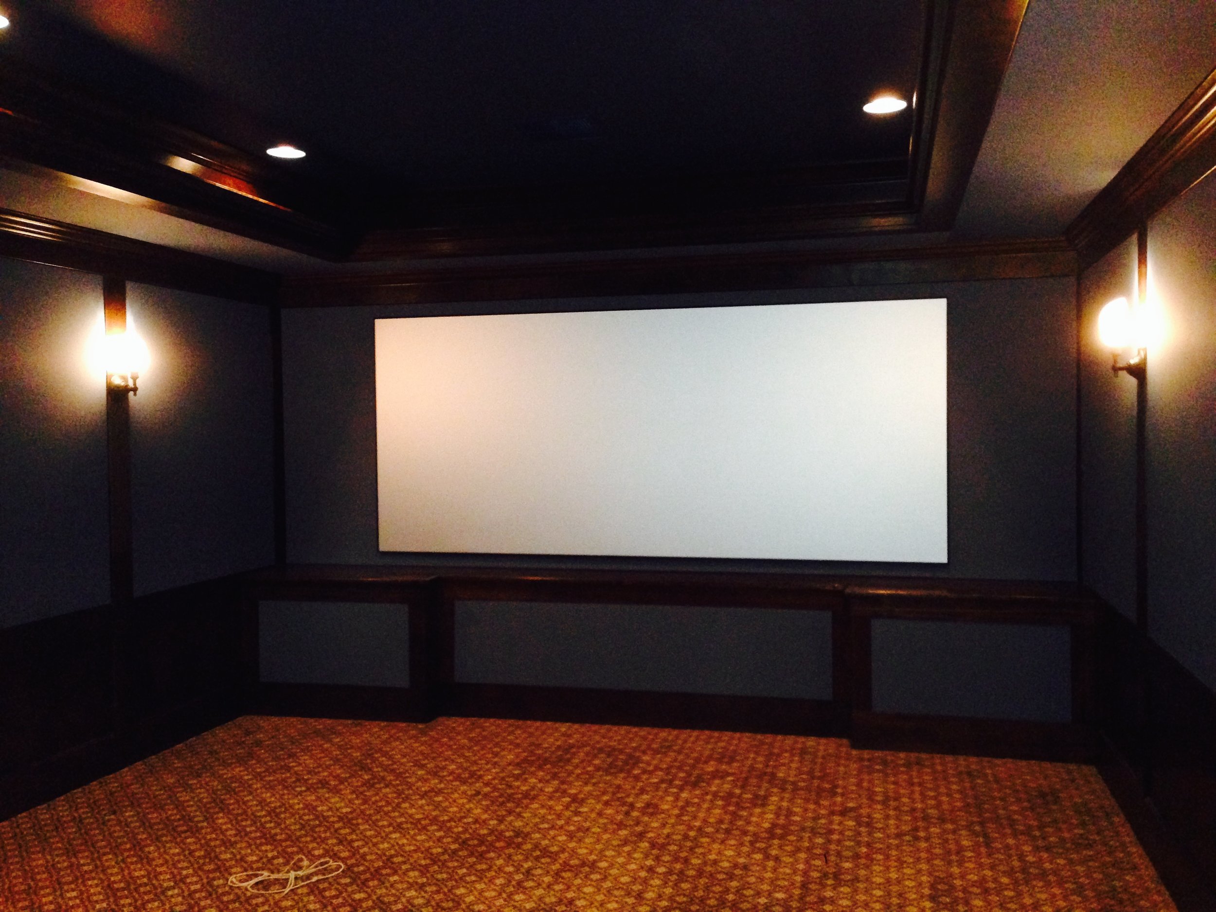Basement Theater remodel