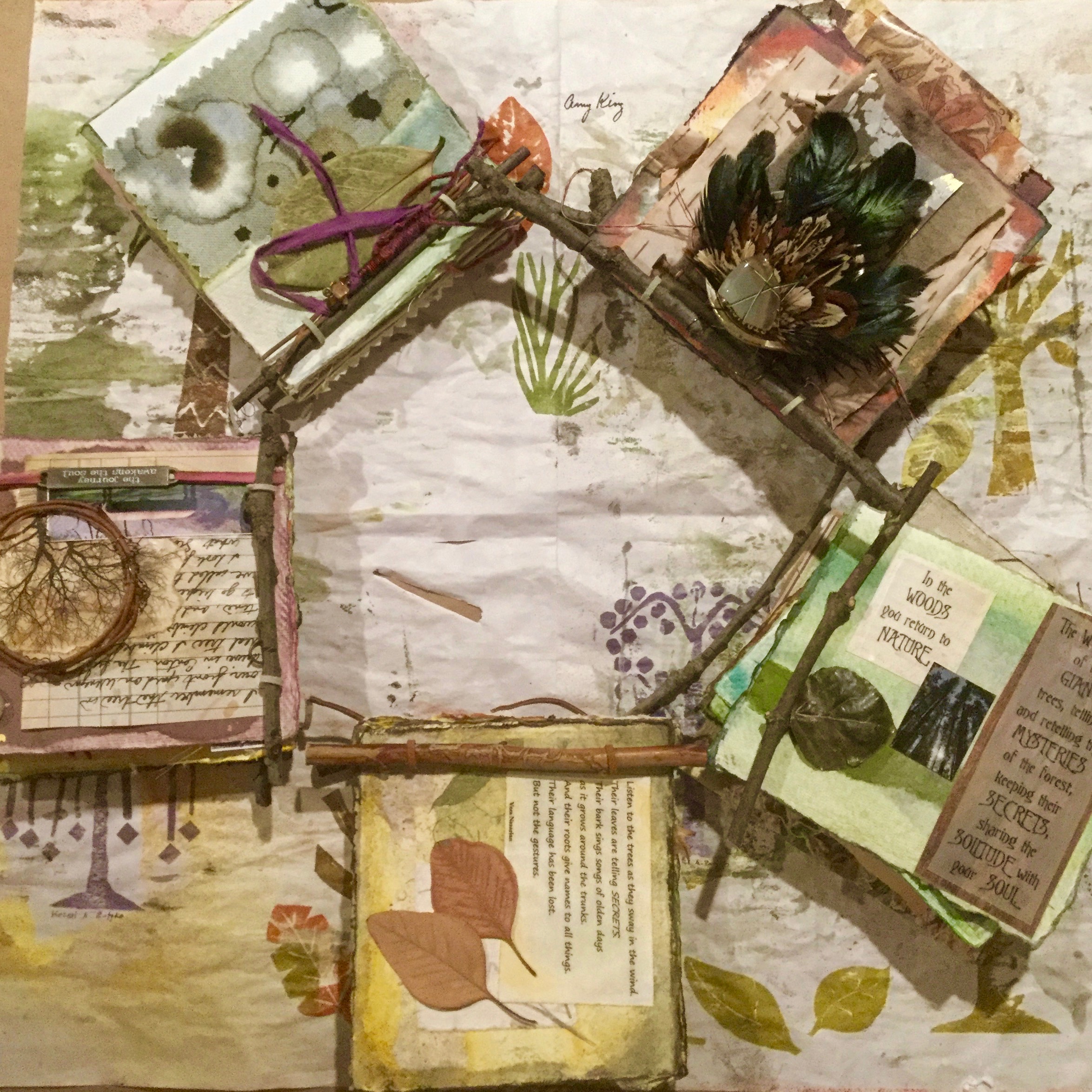 Student Artwork from A Book of Trees.
