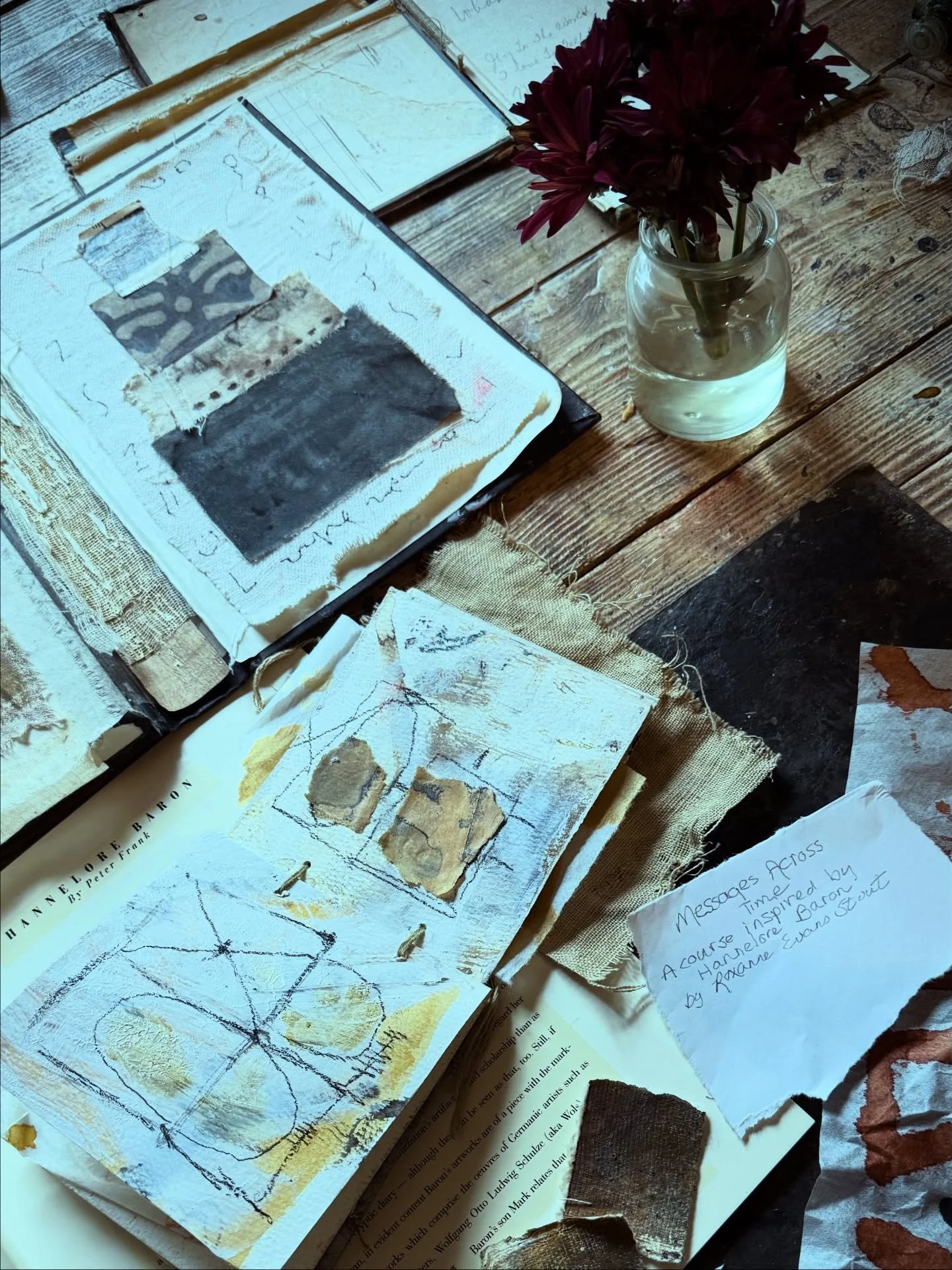 Even though I finished filming, this course is still influencing me and making me want to learn more. Messages Across Time has found its place in my studio and in my art and I imagine she is going to influence me forever. if you register now, you wil