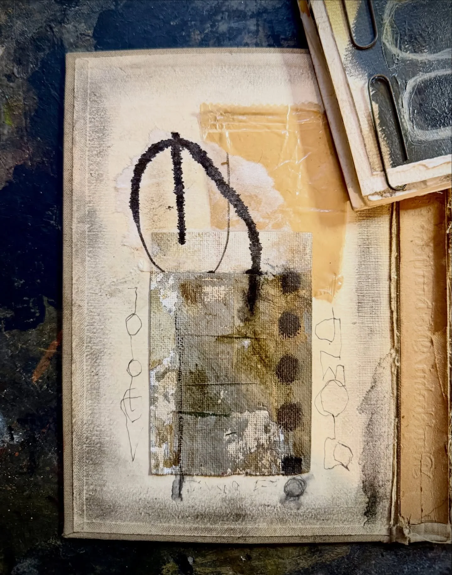 I&rsquo;ve been so inspired by the collages I started to build during my Messages Across Time workshop @jeanneoliver that I had to make some more using some of the same techniques that you will see when you view my videos. Also, I&rsquo;ve taken some