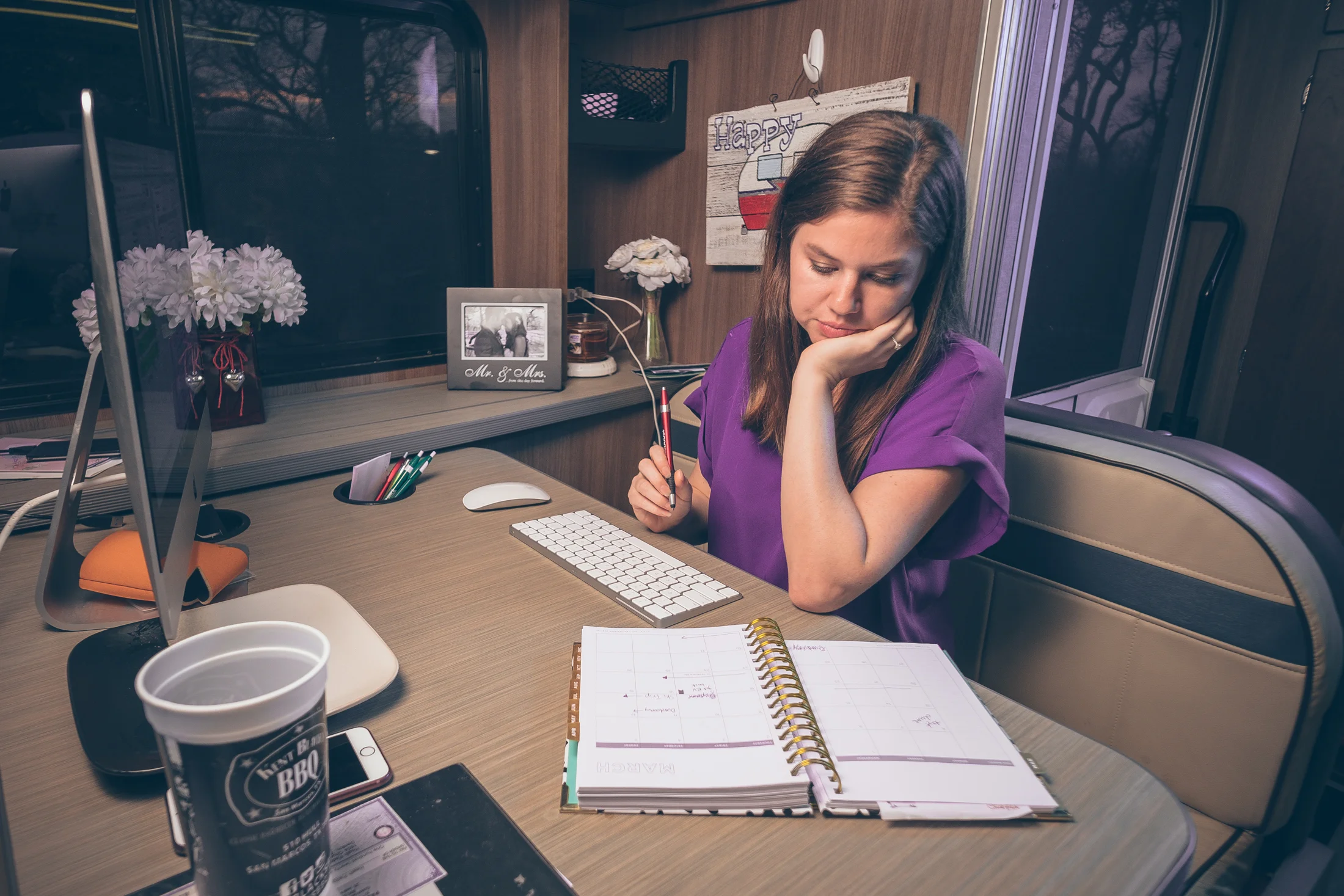Alyssa at her workstation. Image: Kyle Kesterson