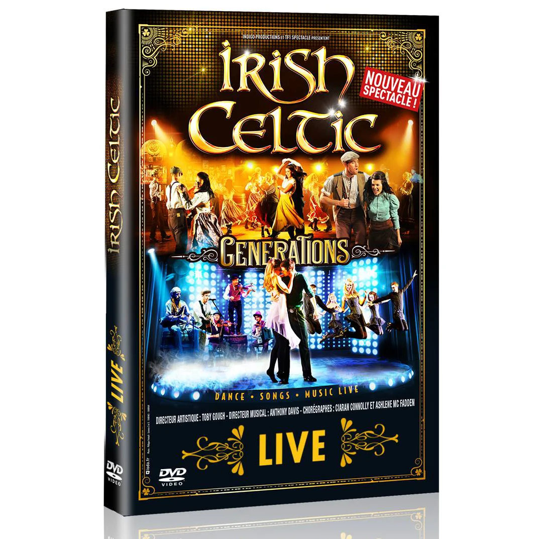 Artist: Irish Celtic Title: Generations Live (DVD) Label: Indigo Productions Credit: Mastering Year: 2016