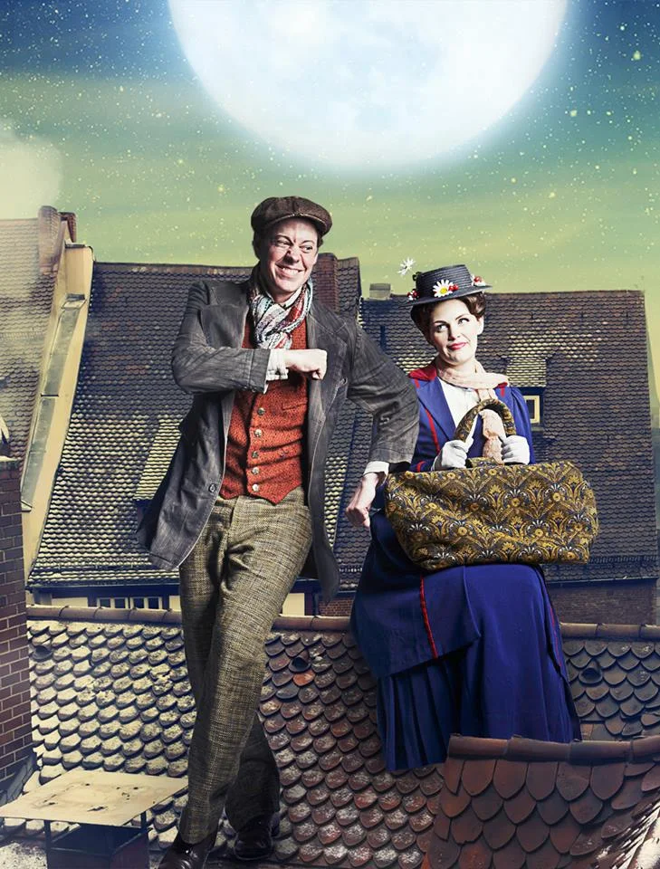 Promotional image for Mary Poppins at Village Theatre. Photo by Mark Kitaoka