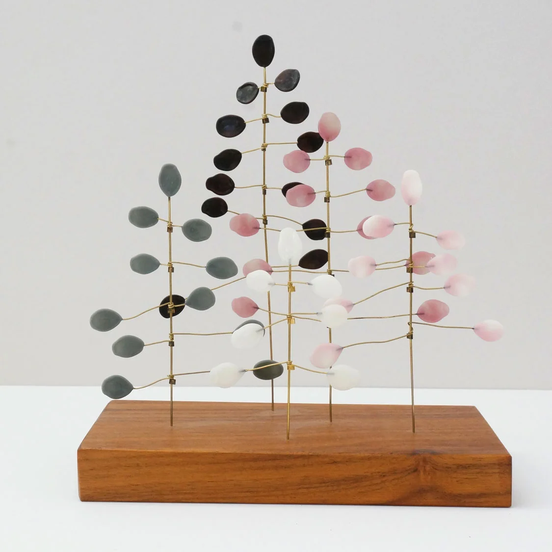 5 trees in the woods