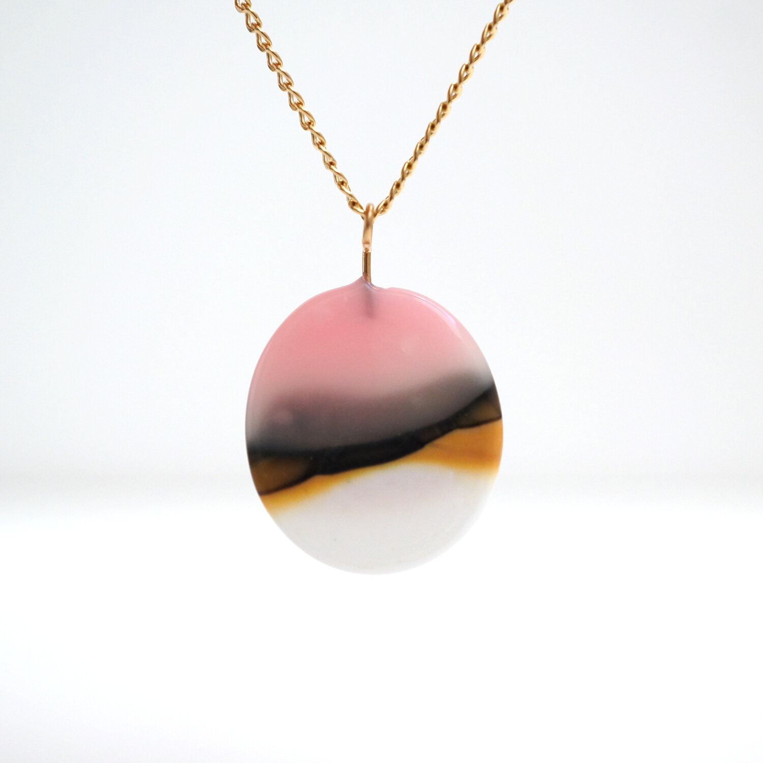 large marble necklace 