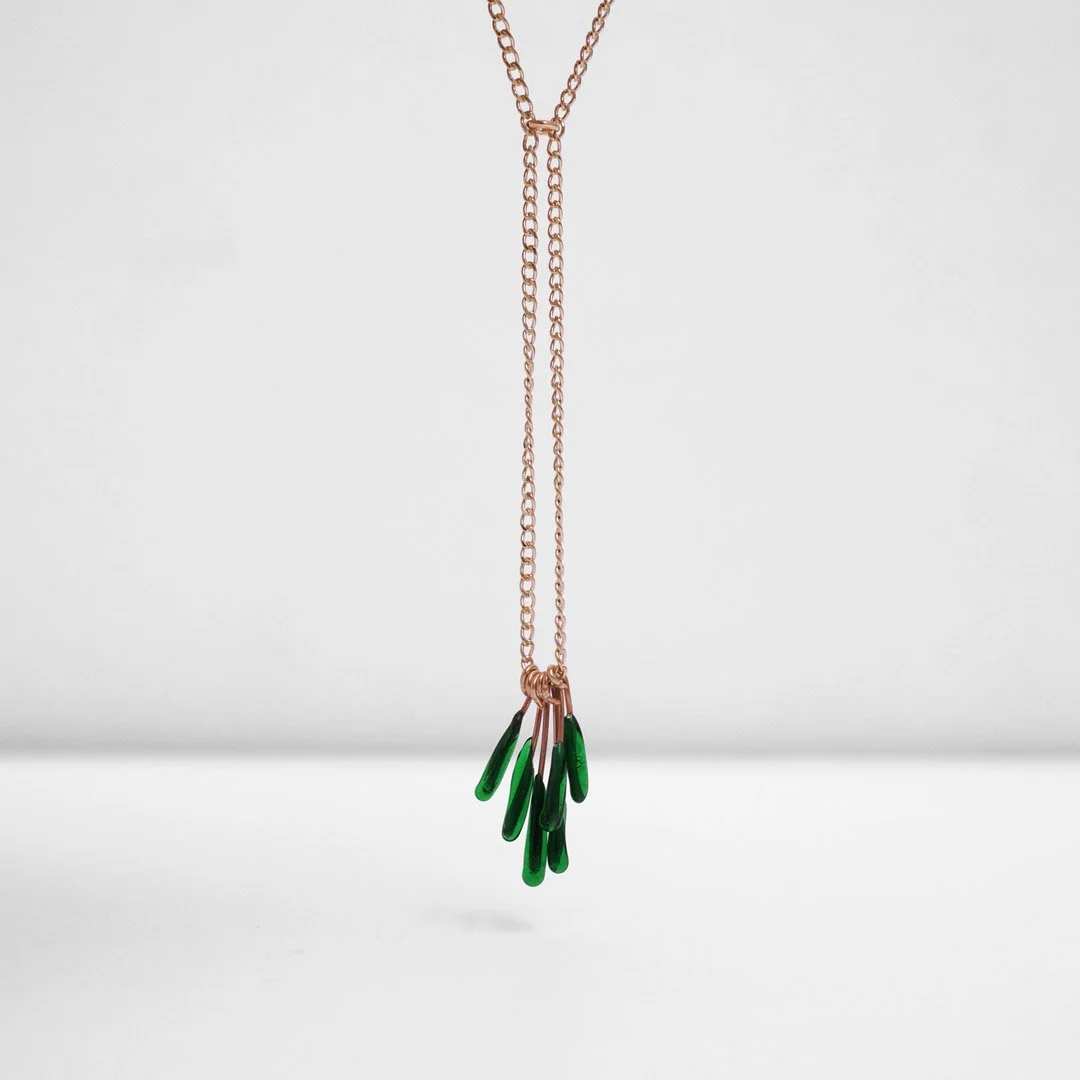 Thread Fall Necklace