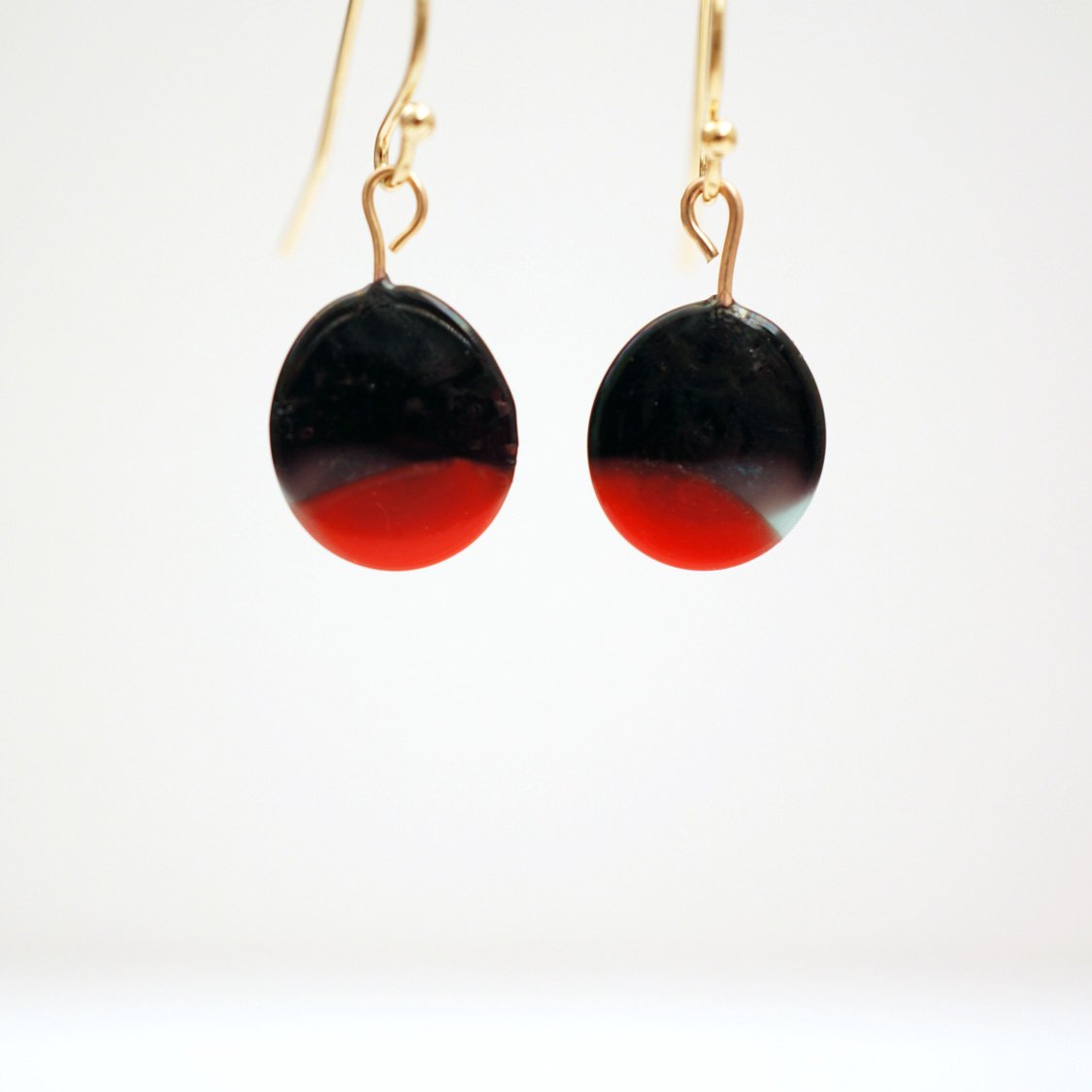 red night earring