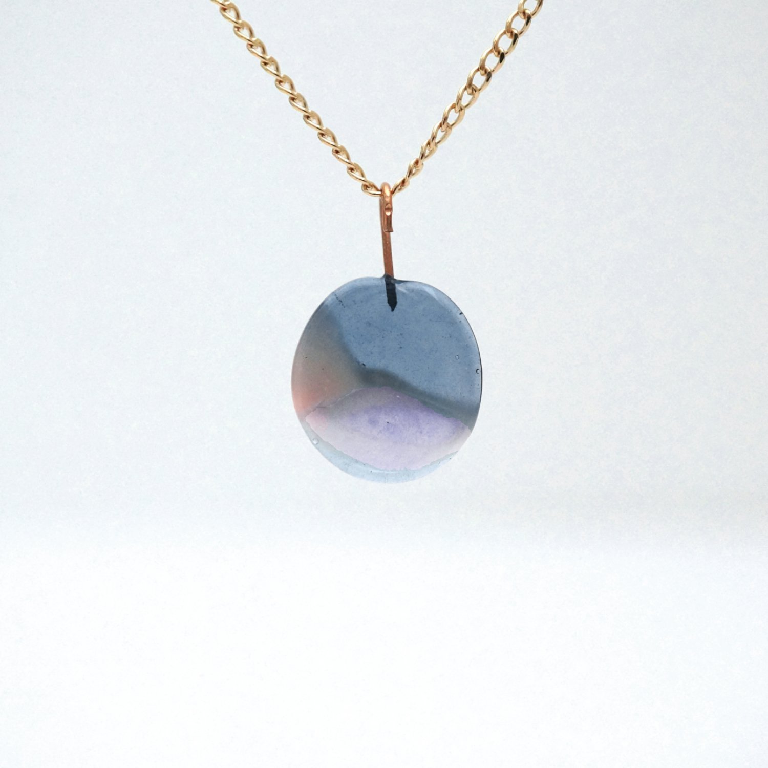 pink sky necklace