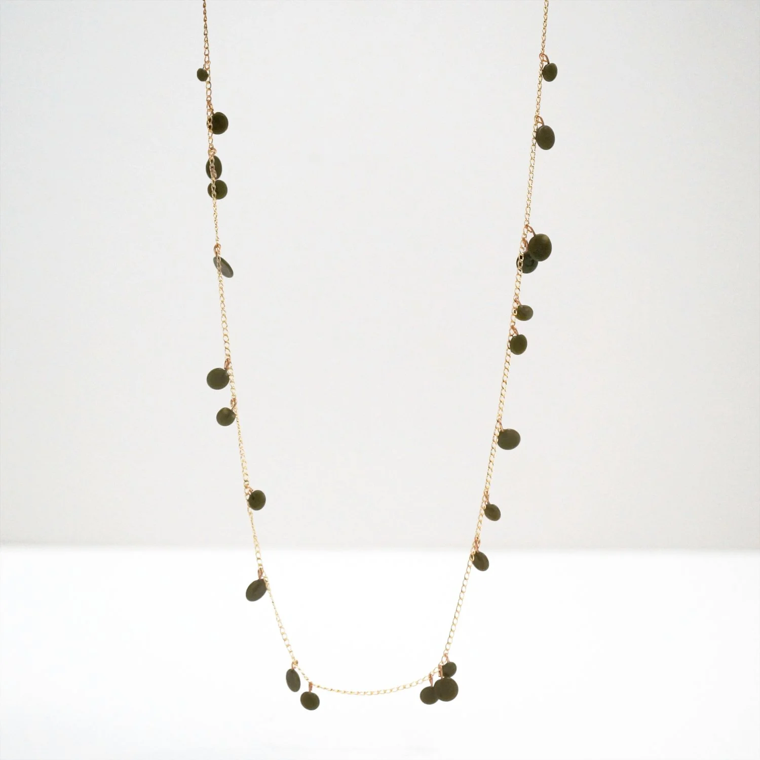 piet long confetti necklace