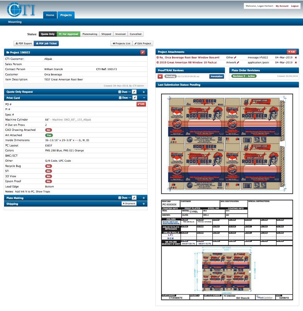 On-line Flexo Plate Ordering, Overview and Soft Proofing Quality Control