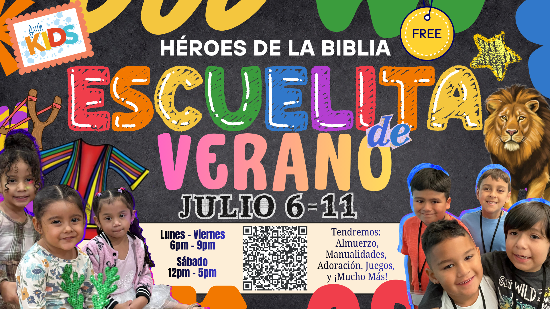 ¡ESCUELITA BÍBLICA DE VERANO 2026!