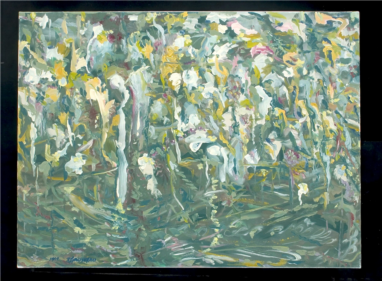 Garden 1999 oil on canvas 30 x 40 inches