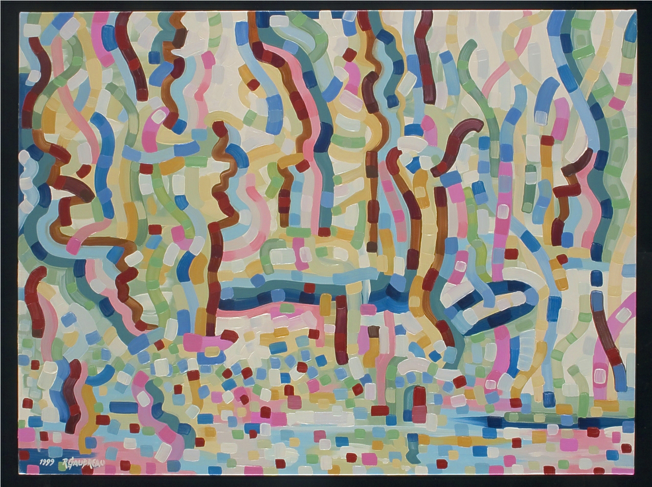 Stomach Ache 1999 oil on canvas 30 x 40 inches