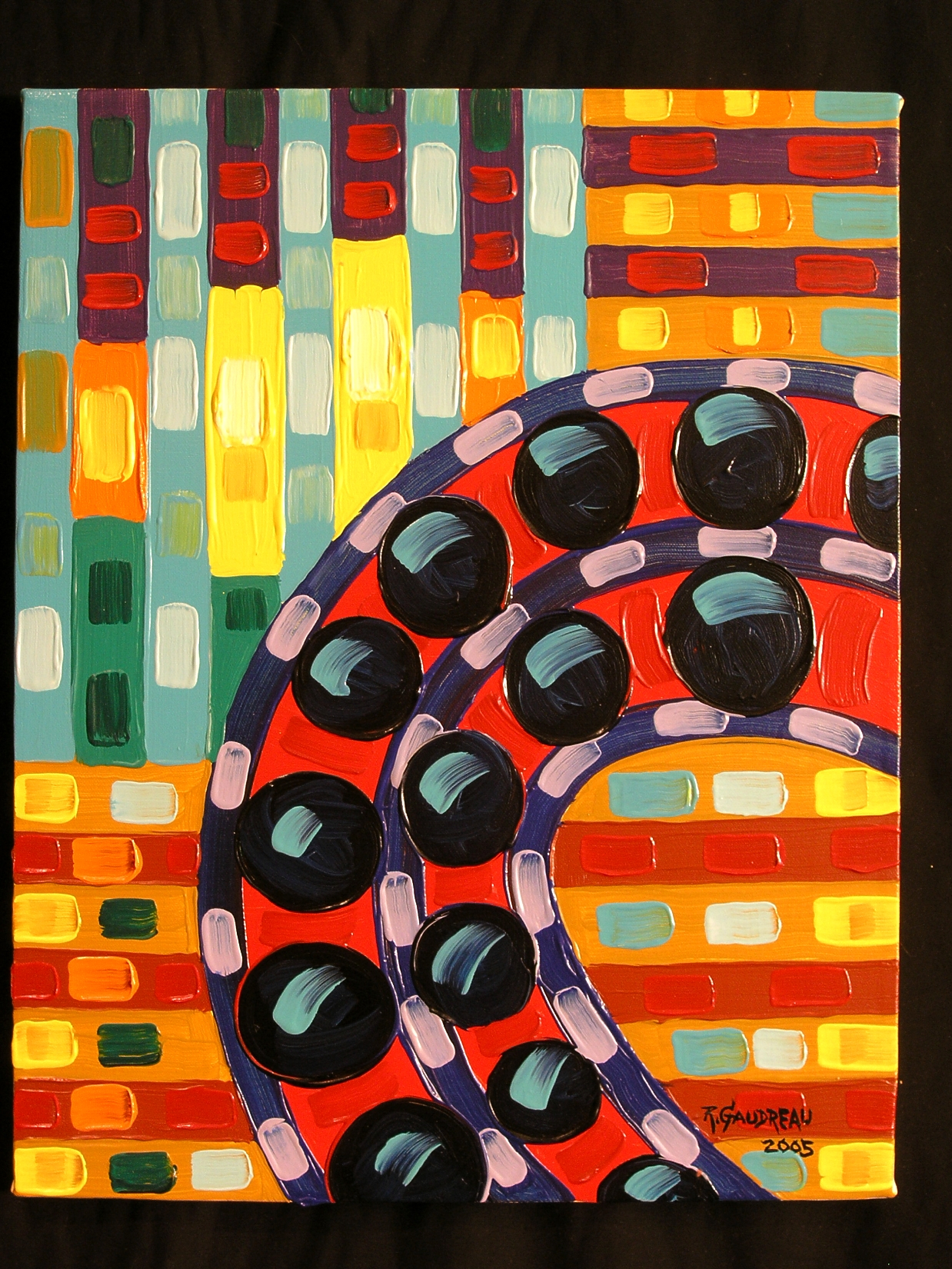 Bearings 2005 oil on canvas 20 x 16 inches