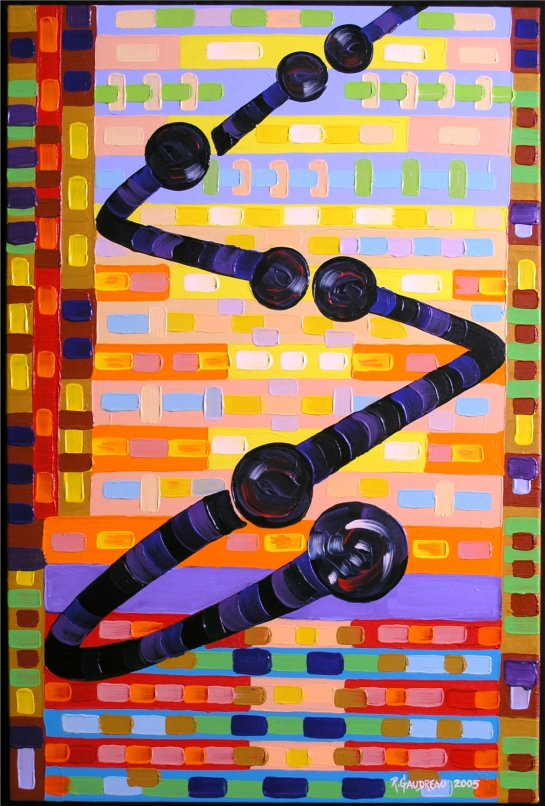 Ricochet 2005 oil on linen 36 x 24 inches