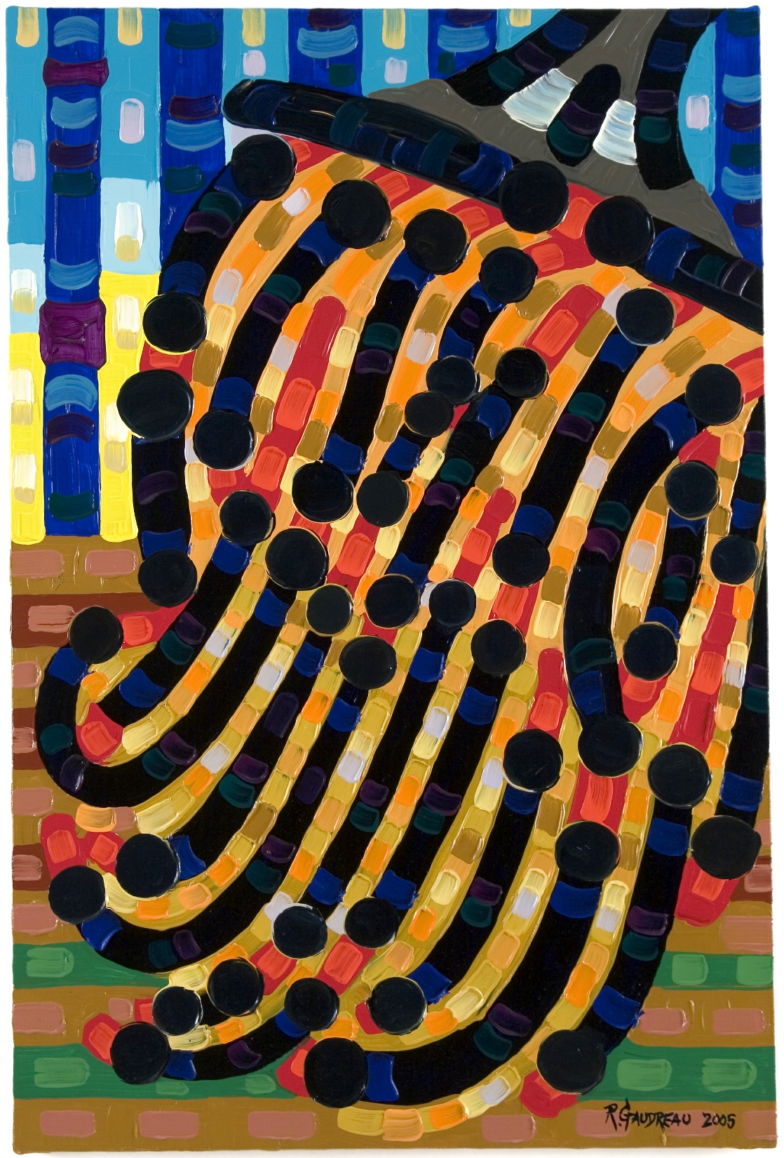 Brush 2005 oil on linen 36 x 24 inches