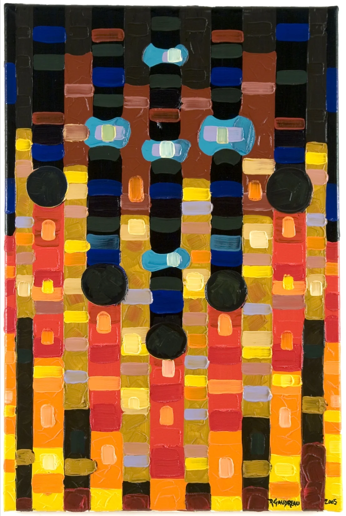 Gate 2005 oil on linen 36 x 24 inches